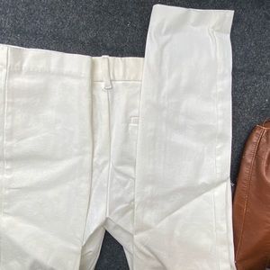 White Skinny Jean Mid Rise Pants